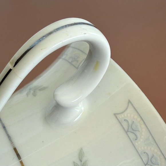 Somerset by NL Excel‎ Coffee or Tea Cup Blue Pink Floral Trim Replacement CRACK - Picture 7 of 9